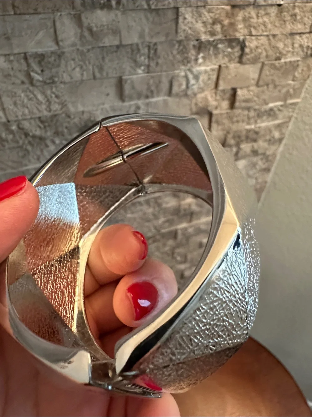 Fashion Jewelry Silver Faceted Women's Bracelet